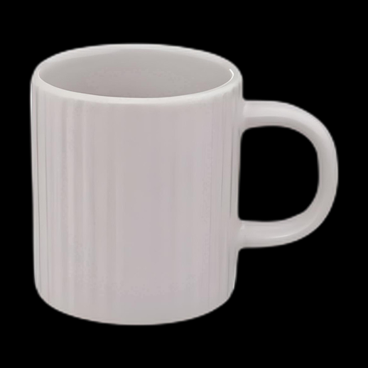 Tasse blanche striee 3D gratuit realiste