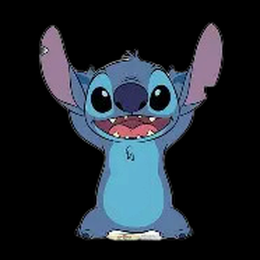 Stitch 3D gratuit personnage cartoon bleu mignon