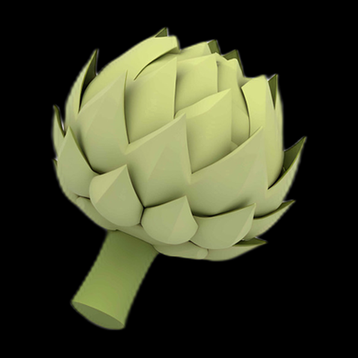 Artichoke 3D Model - modele 3D gratuit