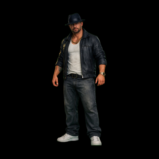 Personnage homme urbain 3D gratuit style moderne - modele 3D gratuit