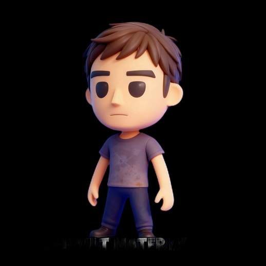 Personnage 3D Cartoon Homme