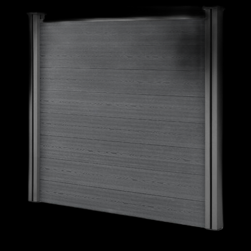 Porte de garage moderne 3D gratuit bois gris - modele 3D gratuit
