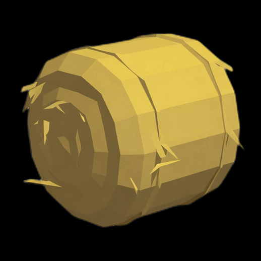 Botte de foin 3D gratuit low poly
