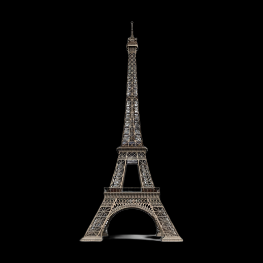 Tour Eiffel 3D gratuit modele architectural realiste