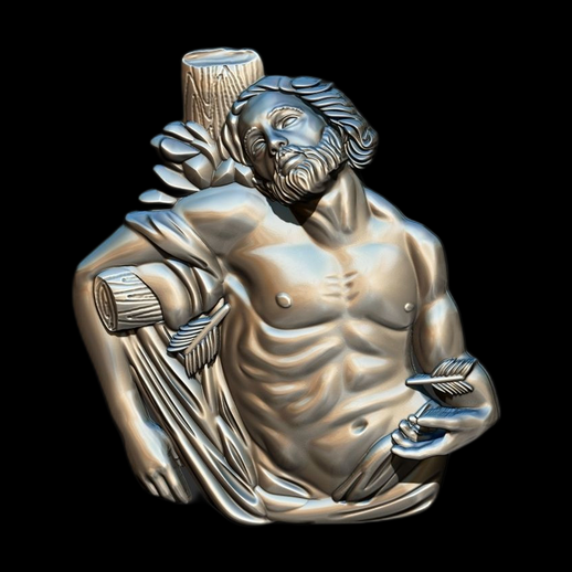 Statue Saint Sebastien 3D gratuit sculpture classique