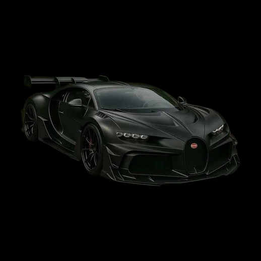 Voiture hypercar noire 3D gratuit sport - modele 3D gratuit
