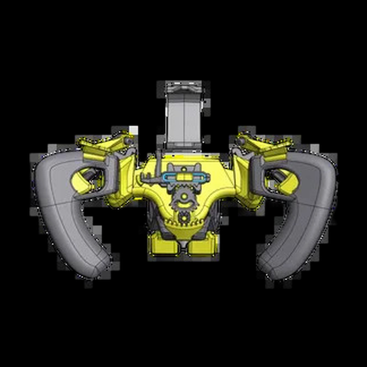 Pince robotique industrielle 3D gratuit mecanique