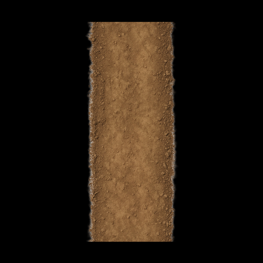 Chemin de terre 3D Texturé - modele 3D gratuit