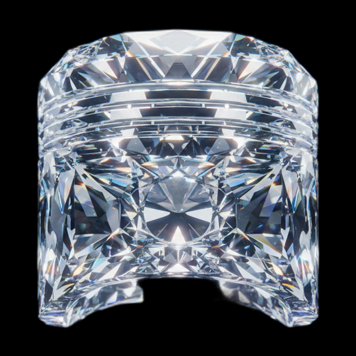 Piston en diamant 3D généré - modele 3D gratuit