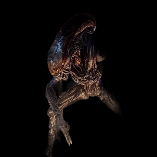 Creature alien 3D gratuit style xenomorphe