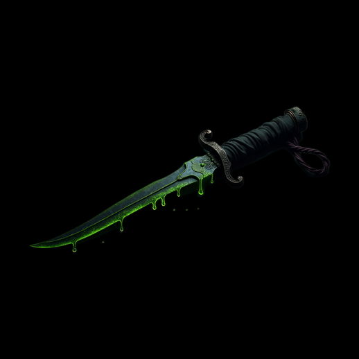 Dague empoisonnée en 3D