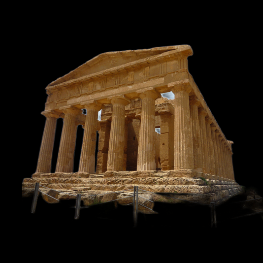 Temple grec antique 3D gratuit realiste
