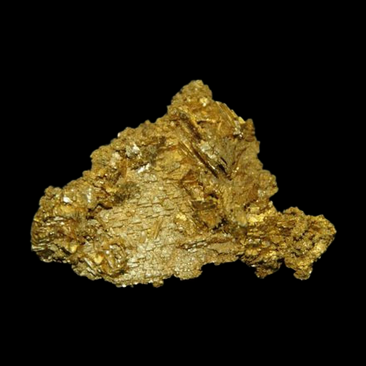 Pepite d'or brut 3D gratuit realiste