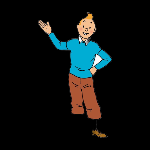 Personnage cartoon reporter 3D gratuit style BD