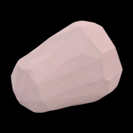 Quartz Rose 3D Basse Définition