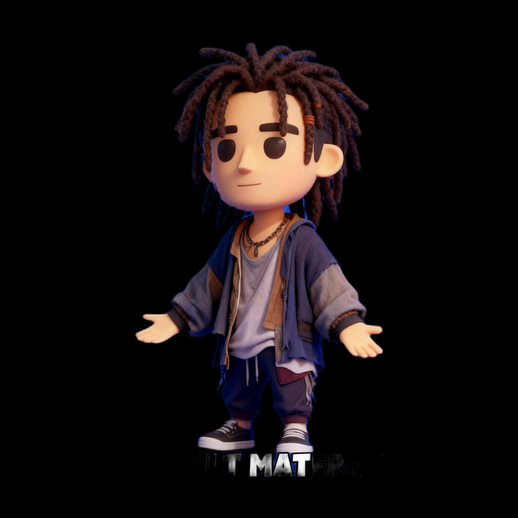 Asset 3D : Personnage Chibi Moderne