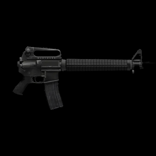 Fusil d'assaut AR-15 en 3D