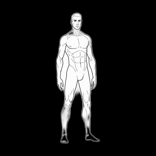 Modele 3D gratuit corps homme anatomique