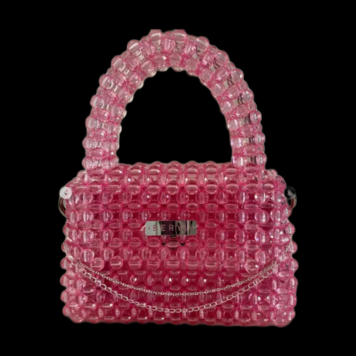 Sac a main perles roses 3D gratuit