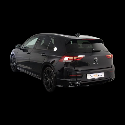 Voiture compacte Volkswagen Golf 3D gratuit noire