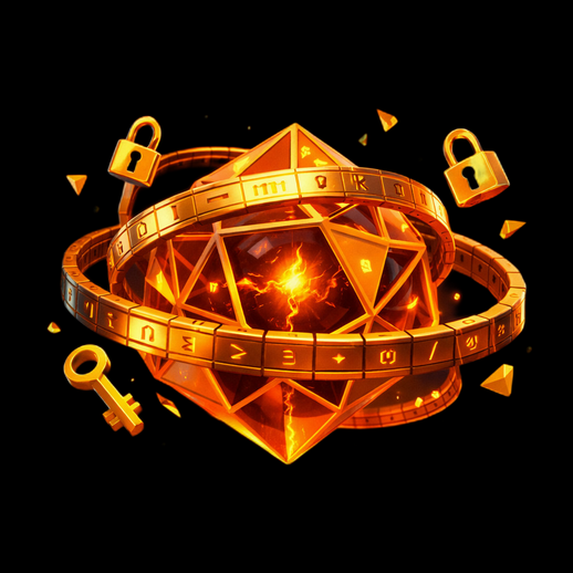 Mysterious Golden 3D Puzzle Box