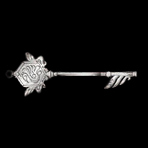 Cle fantasy 3D gratuit metal ornemental
