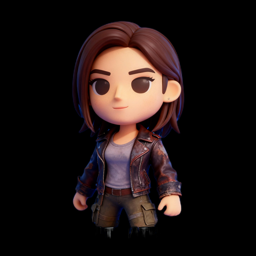 Chibi Girl 3D Asset