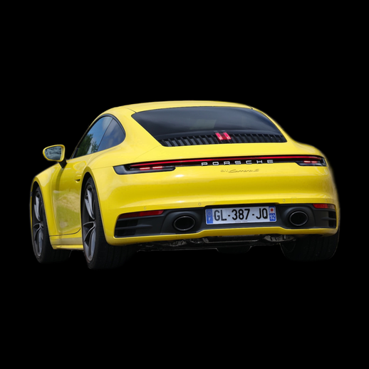 Porsche 911 Carrera S jaune