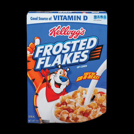 Boite cereales 3D gratuit Frosted Flakes Kellogg’s