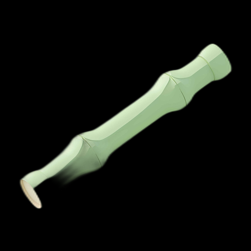 Bâton de bambou stylisé en 3D