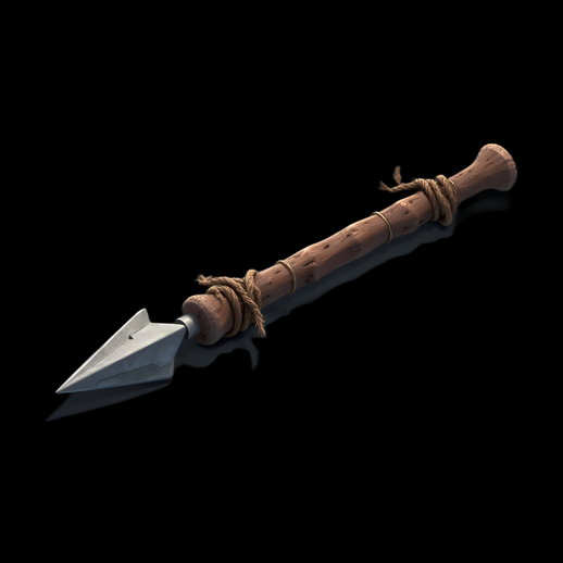 Lance Primitive en 3D - modele 3D gratuit