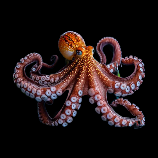 Pieuvre realiste 3D gratuit tentacules detaillees - modele 3D gratuit