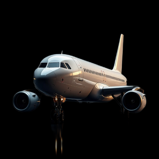 Avion de ligne 3D gratuit realiste
