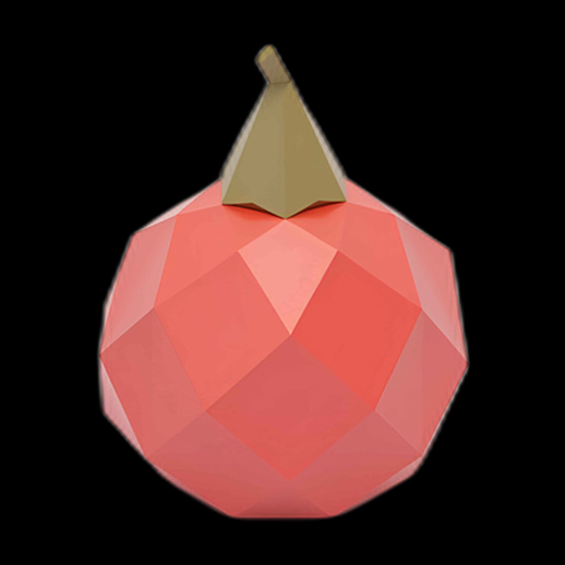 Pomme 3D Low-Poly