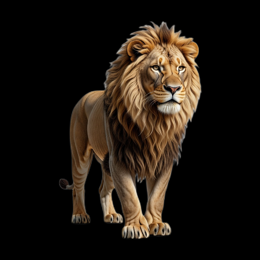 Modele 3D gratuit lion realiste criniere detaillee