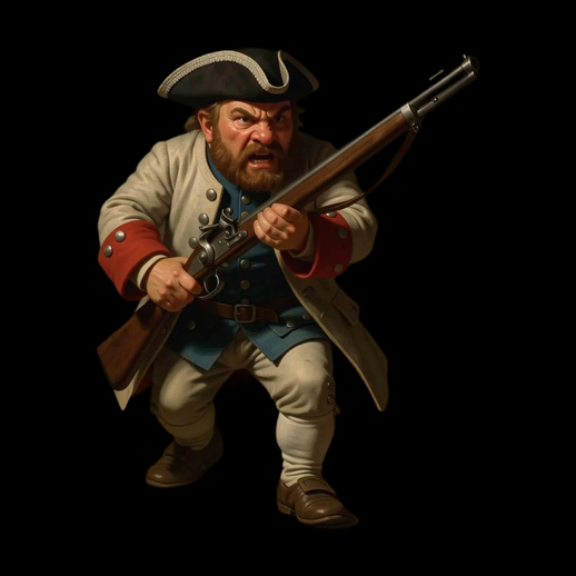 Personnage pirate 3D gratuit avec mousquet