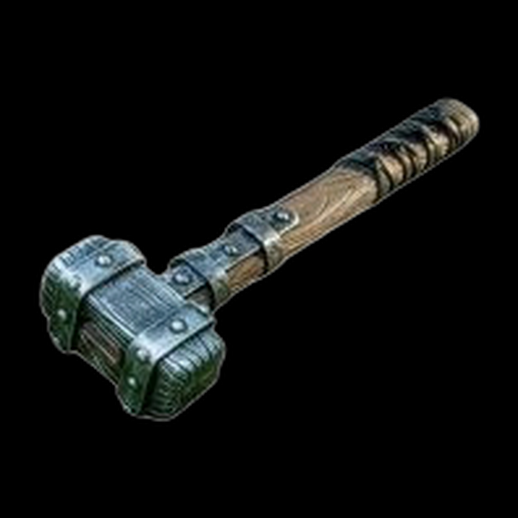 Marteau de guerre 3D gratuit medieval metal