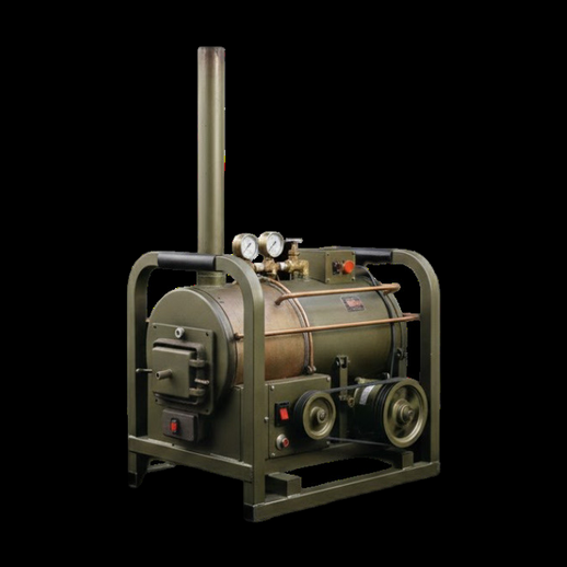 Chaudière à vapeur industrielle 3D