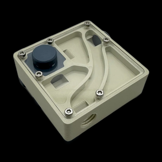 Boitier electronique 3D gratuit avec vis et bouton - modele 3D gratuit
