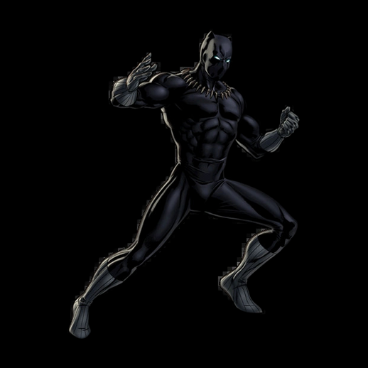 Super heros felin 3D gratuit costume noir - modele 3D gratuit
