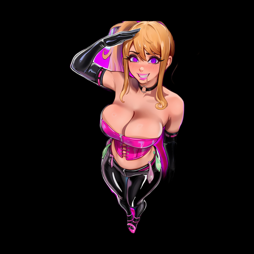 Personnage anime sexy 3D gratuit stylise