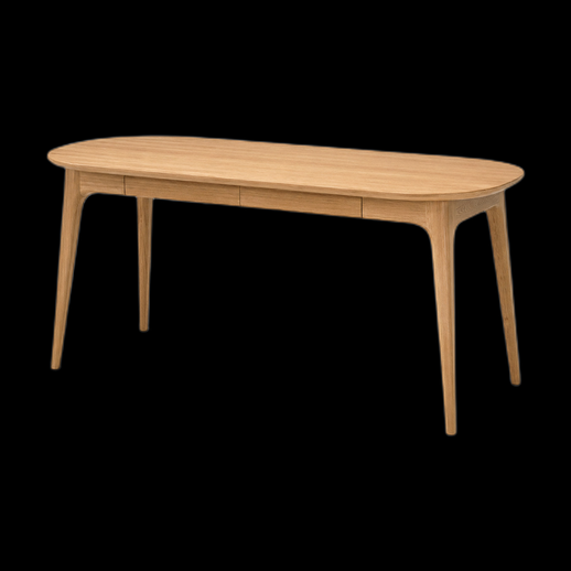 Bureau scandinave en bois modele 3D gratuit