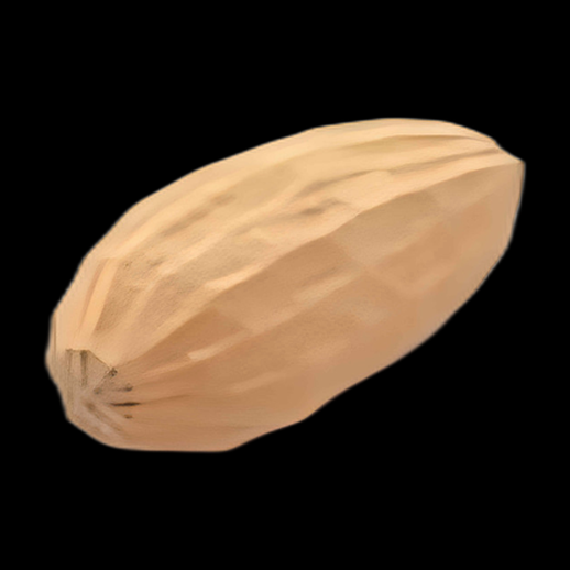 Pistachio Nut 3D Asset Isolated