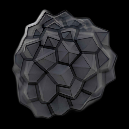 Sphère géométrique abstraite en 3D