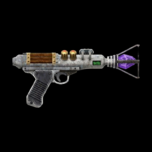 Pistolet laser 3D futuriste rétro