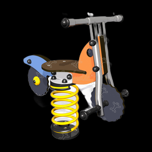 Jeu a ressort moto enfant 3D gratuit