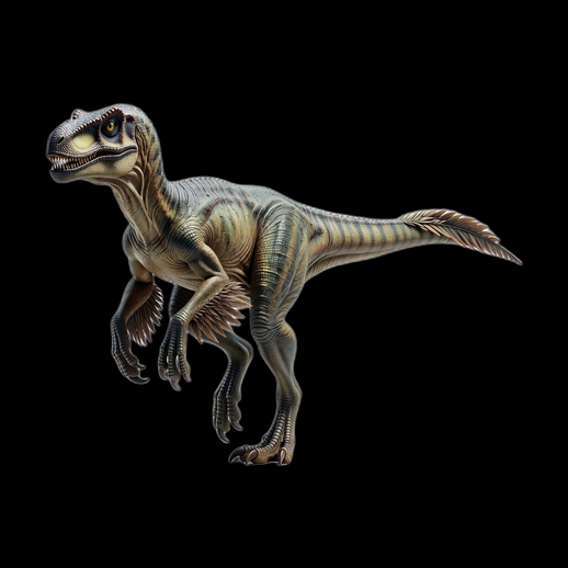 Dinosaure velociraptor 3D gratuit realiste detaille