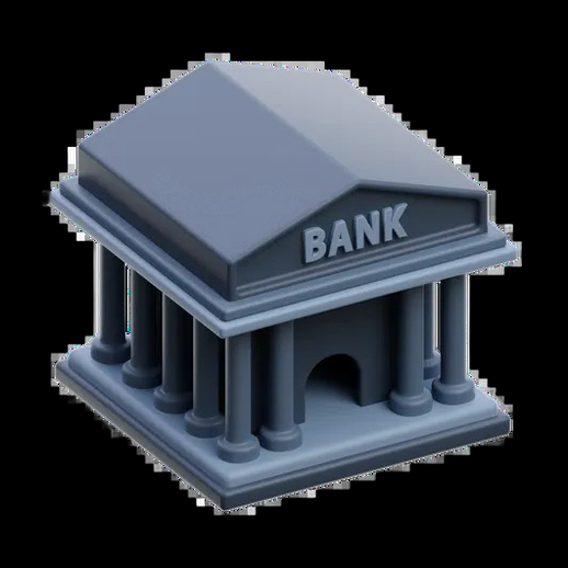 Banque classique 3D gratuit batiment institutionnel