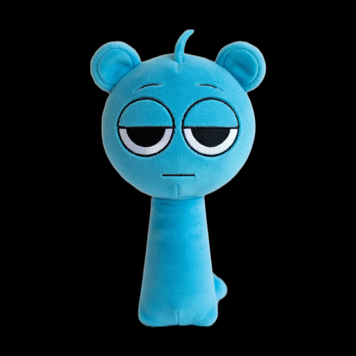 Personnage peluche bleu 3D gratuit cartoon