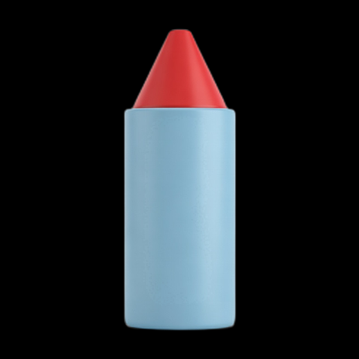Bouteille de colle 3D gratuit style minimaliste